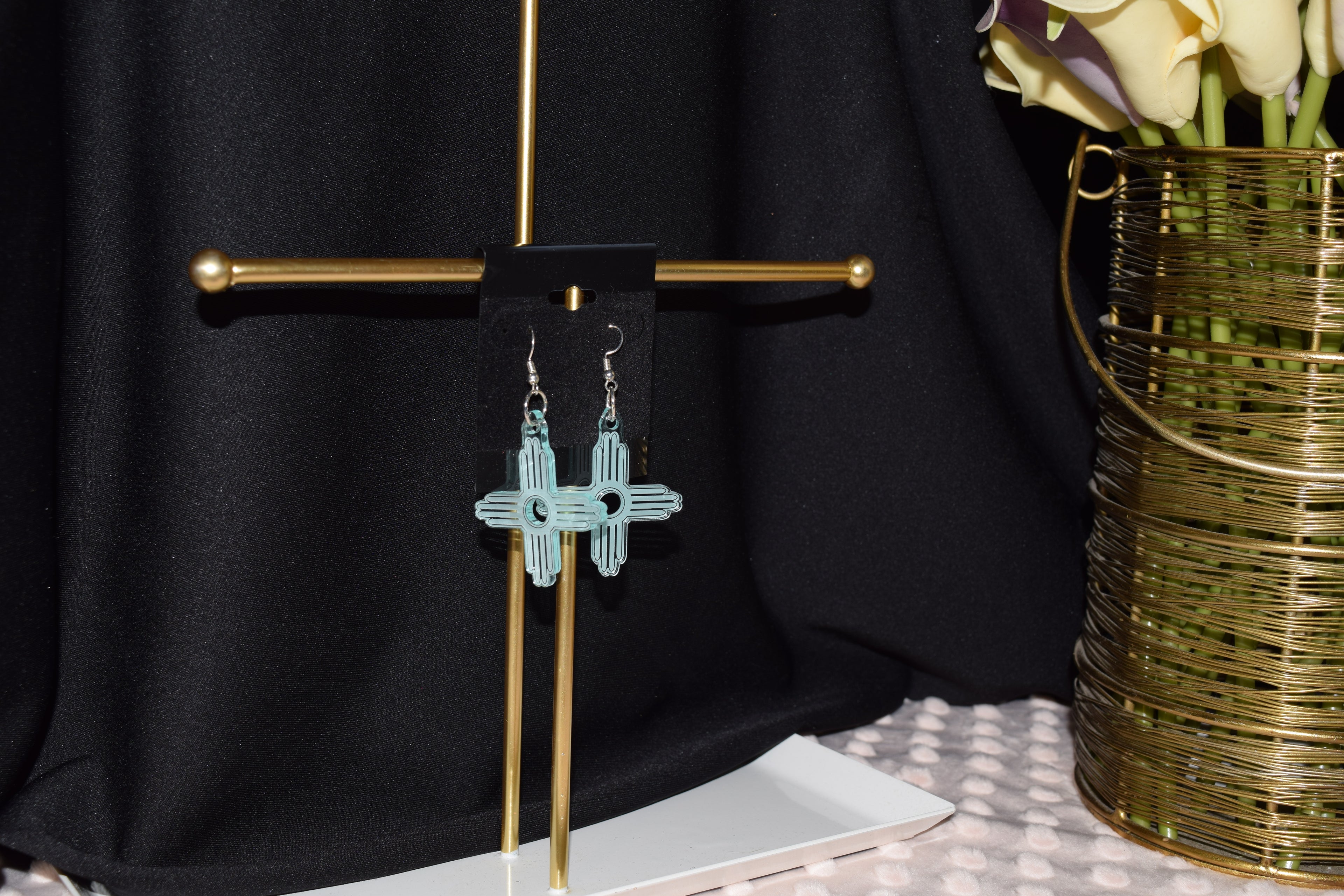 Acrylic Dangle Earring - Unique Design