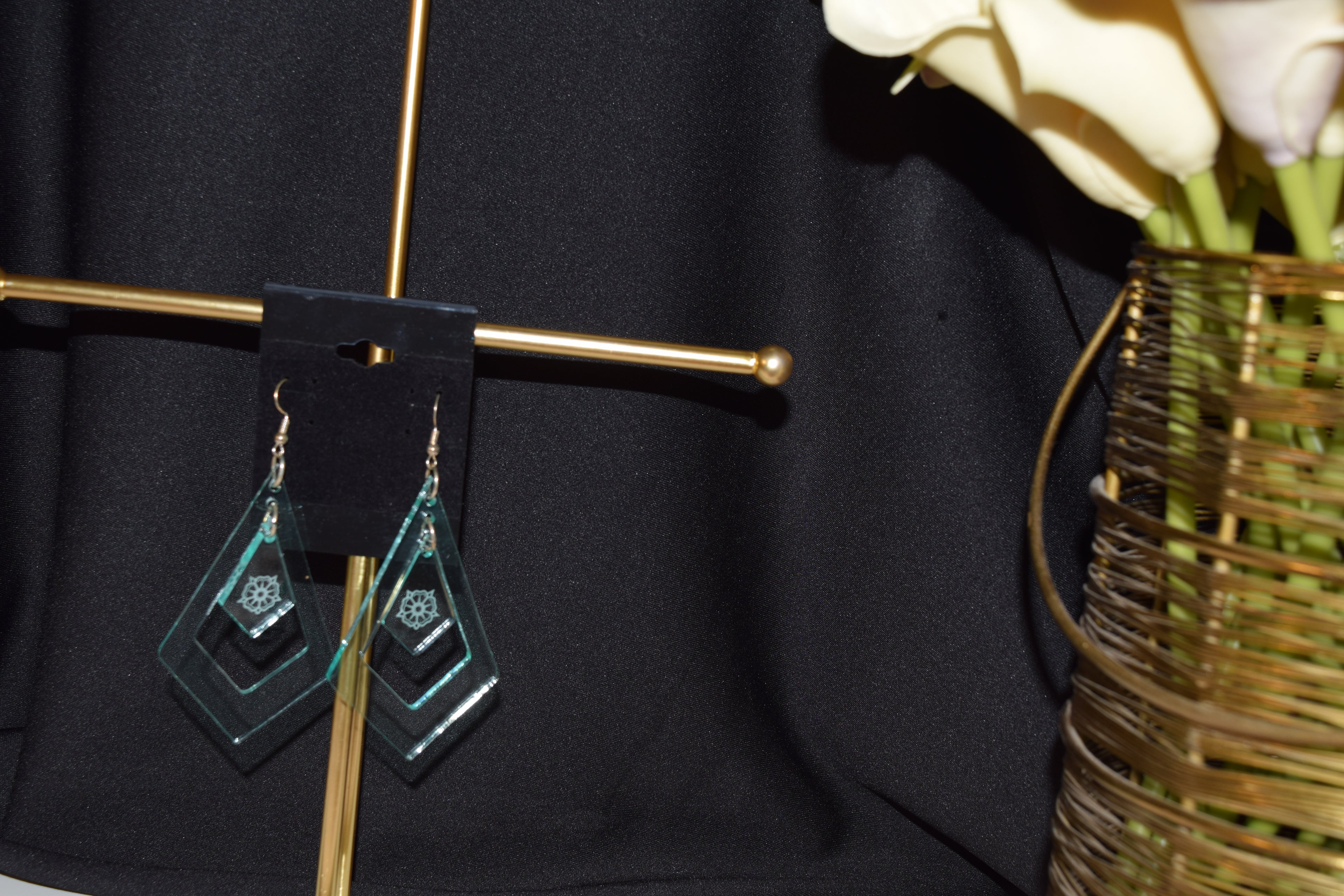 Acrylic Dangle Earring - Unique Design
