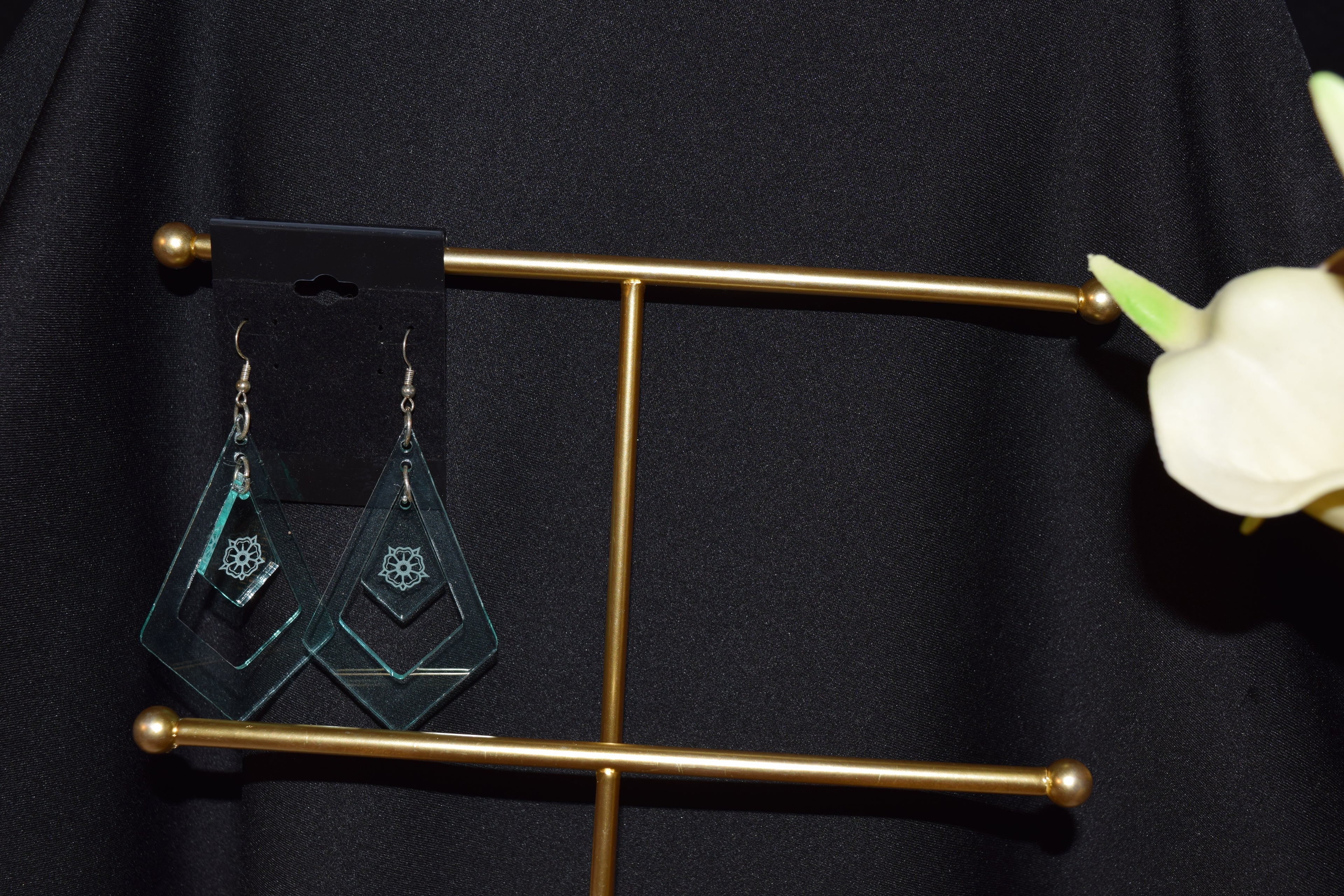 Acrylic Dangle Earring - Unique Design