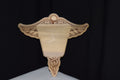 Laser Engraved Caduceus Wood Art Piece, High Glossed Trophy or Commemoration Plaque